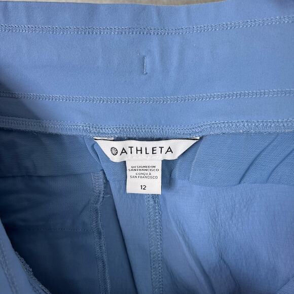 Athleta Cottage Blue Trekkie North Mid Rise Jogger Size 12 - Picture 10 of 11